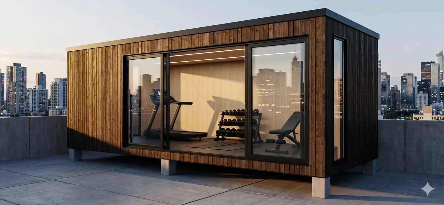 Gimnasio en casa módulo azotea ciudad