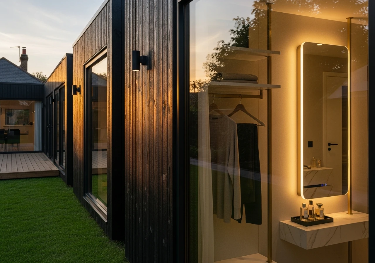 Suite walk in wardrobe